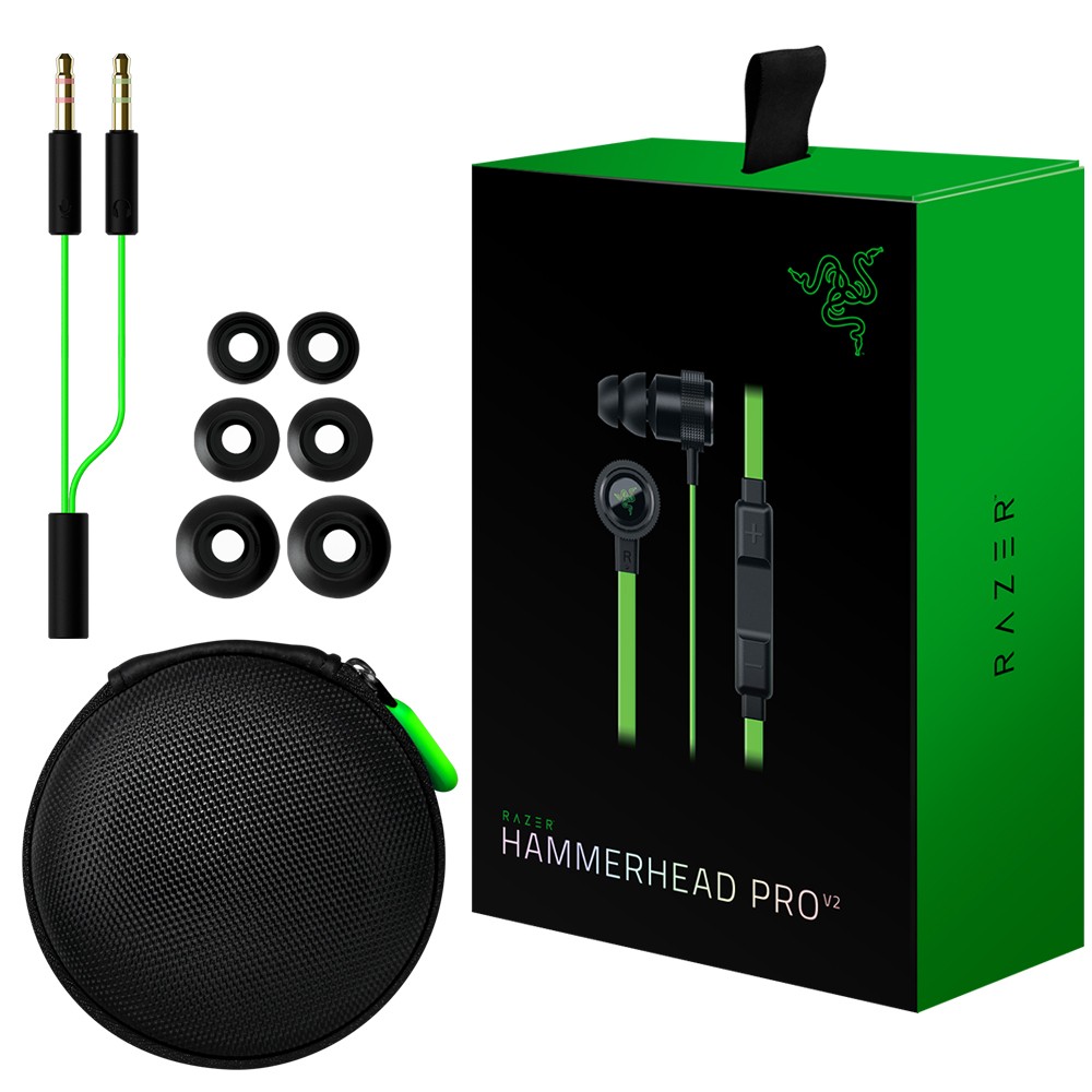 หูฟังเกมมิ่ง Razer Headphone Hammerhead Pro V2