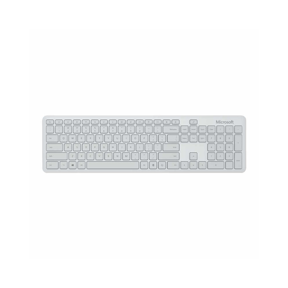 เมาส์และคีย์บอร์ด Microsoft Bluetooth Keyboard + Mouse Bluetooth Desktop Glacier (TH/EN)