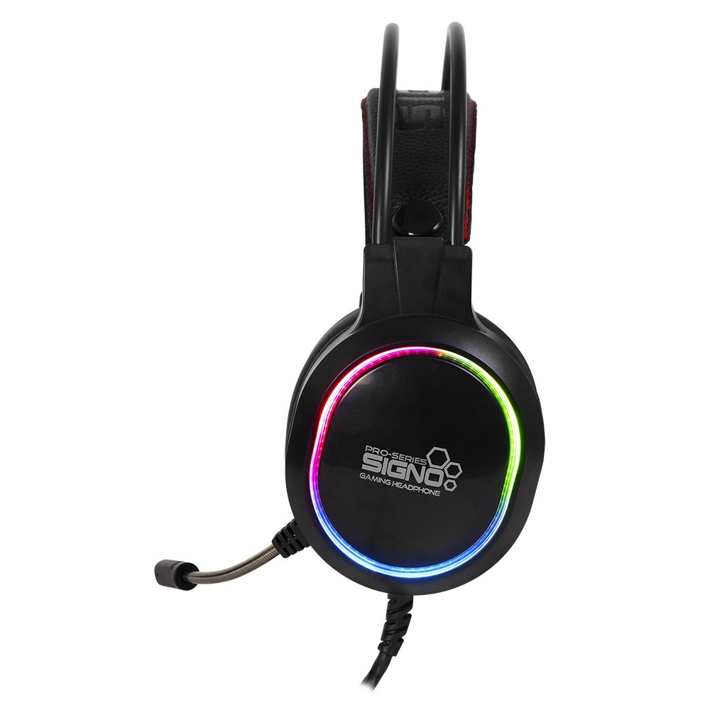 หูฟังเกมมิ่ง Signo gaming Headset HP-829 Pro-Series 7.1 Mixxer Black