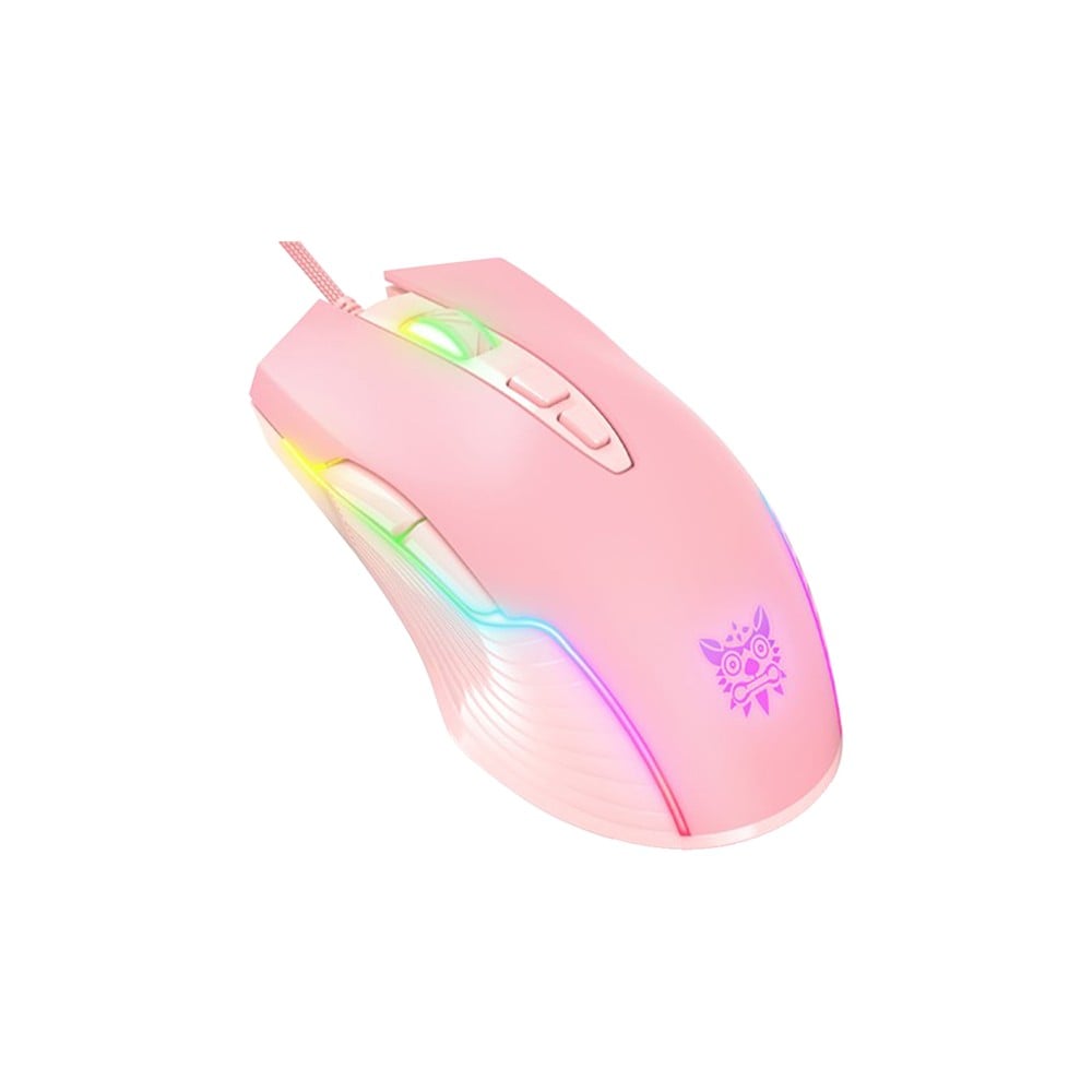 เมาส์เกมมิ่ง Onikuma Gaming Mouse Sakura Pink