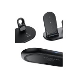 ที่ชาร์จไร้สาย AUKEY Wireless Charger Stand 3-in-1 Black (LC-A3)