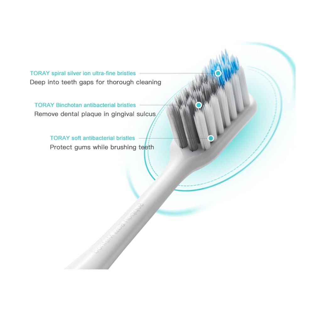 Xiaomi Dr.Bei Bass Toothbrush 4 Pack (4 Colors)