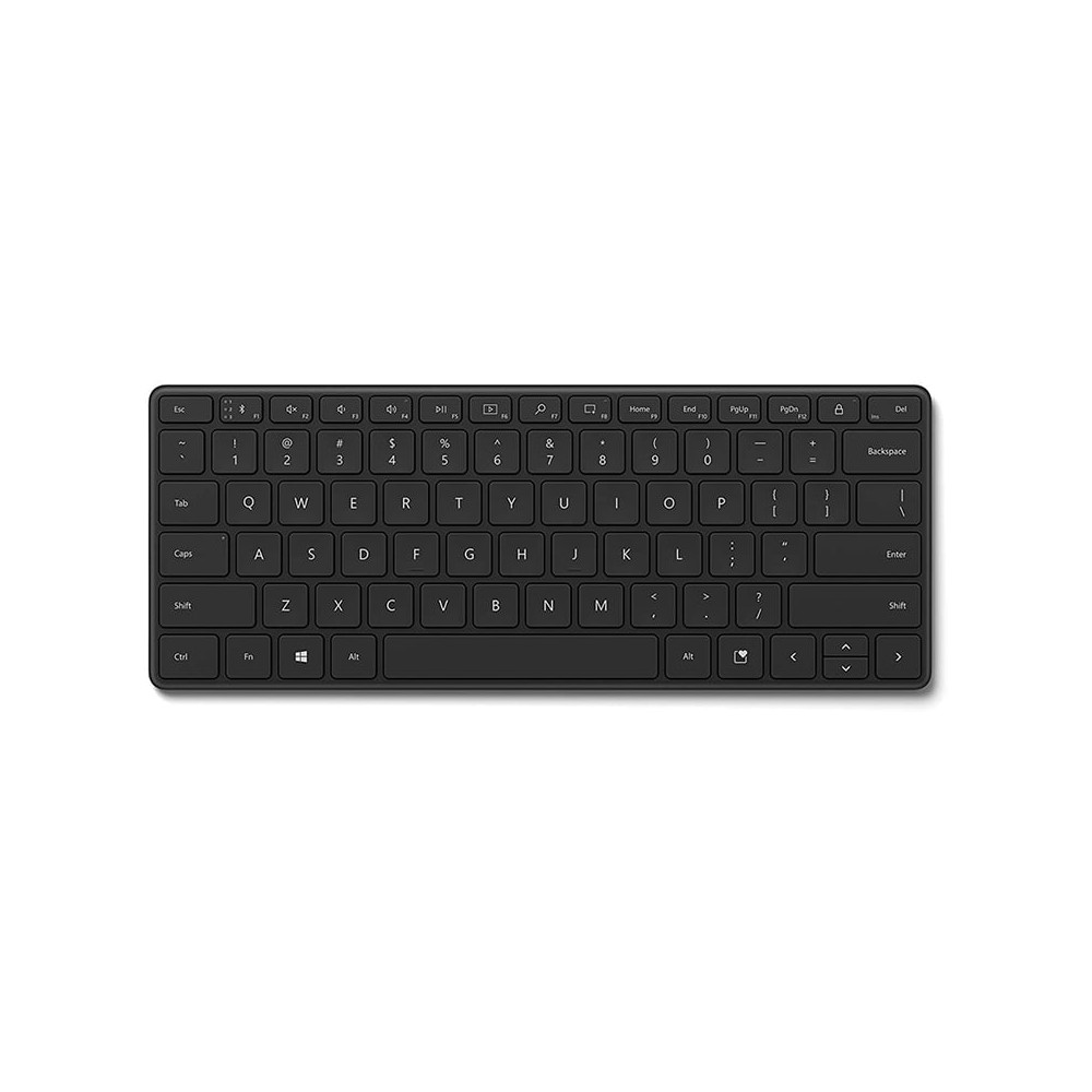 คีย์บอร์ดไร้สาย Microsoft Bluetooth Compact Keyboard Designer Black (TH/EN)