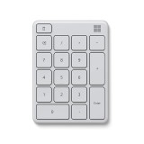 แป้นตัวเลขไร้สาย Microsoft Bluetooth Numpad Glacier