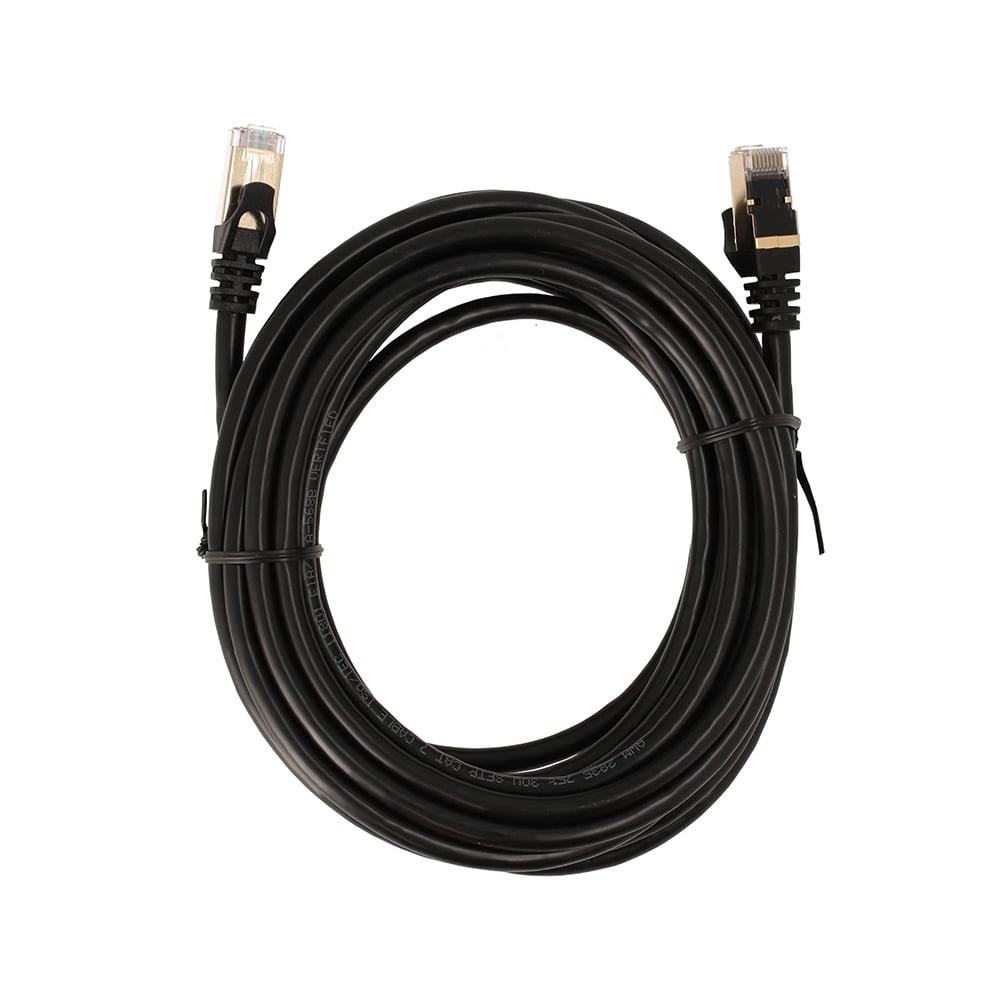 สายแลน TECHPRO LAN Cable CAT7 28AWG 5M. Black