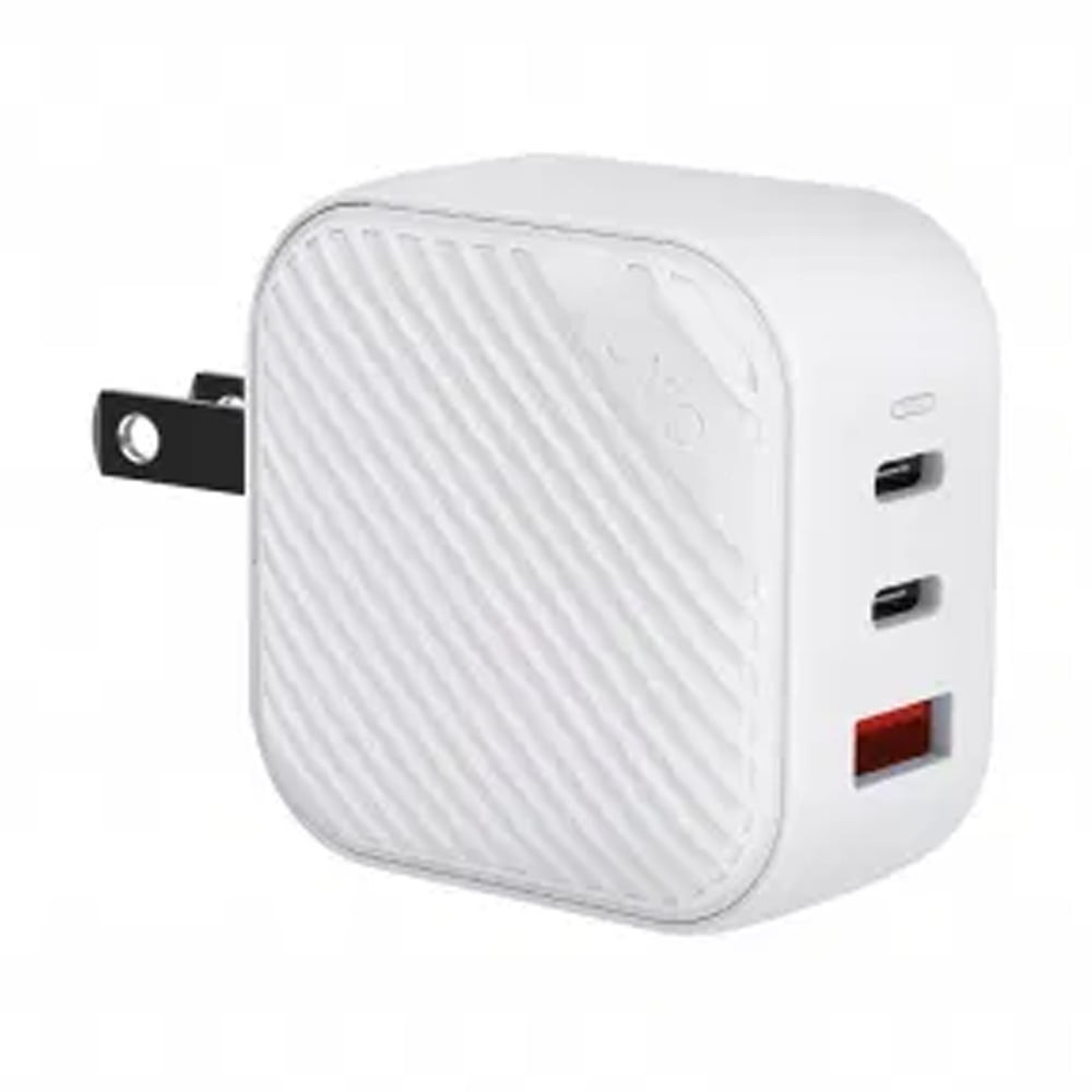 Uniq Wall USB Charger 1 USB-A / 2 USB-C (PD66W) Verge Pro GaN White