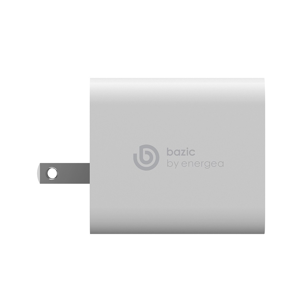 BAZIC Wall USB Charger 1 USB-A / 1 USB-C (PD30W/US) GO PORT White