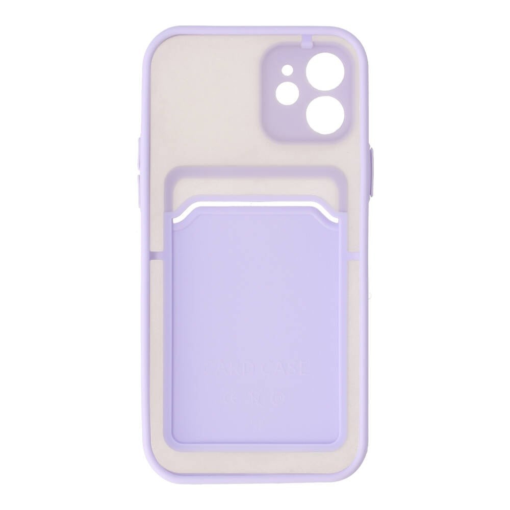 Blue Box เคส iPhone 12/12 Pro Clear Wallet PC/TPU Purple
