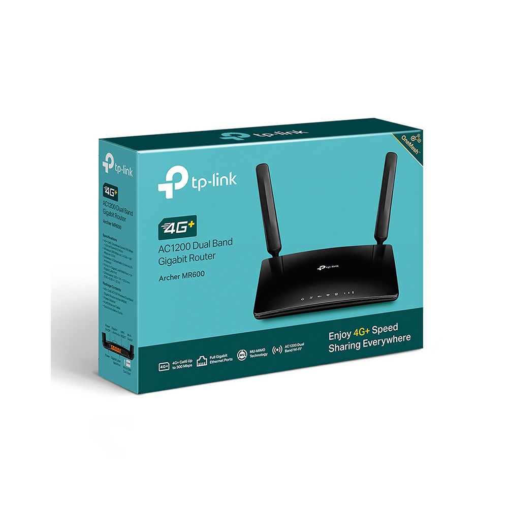 เราเตอร์ใส่ซิม TP-Link Network Archer MR600 AC1200 Wireless Dual Band 4G LTE Router