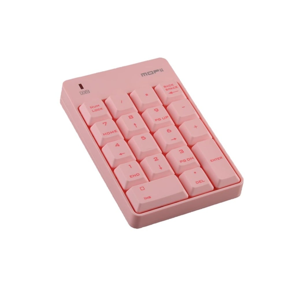 MOFii Numberic คีย์บอร์ดตัวเลขไร้สาย Wireless Keyboard Cracker Pink