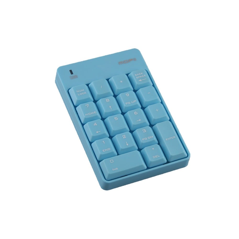 แป้นตัวเลขไร้สาย MOFii Numberic Wireless Keyboard Cracker Blue