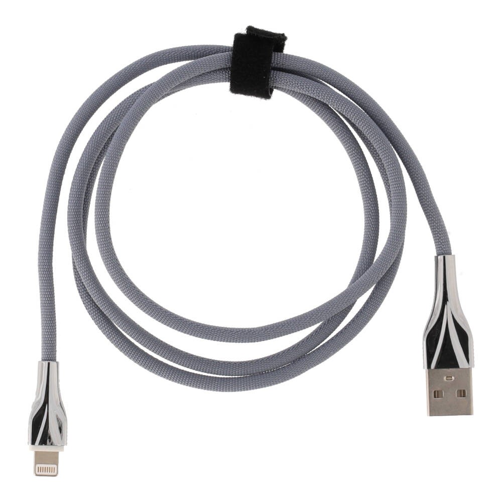 สายชาร์จไอโฟน Blue Box Lightning Cable Copper+Knitting wire 1M. 3A Blue ...