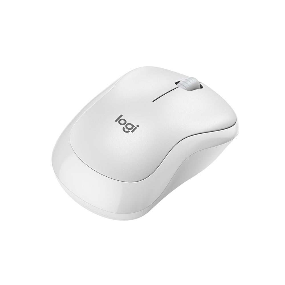 เมาส์ไร้สาย Logitech Wireless Mouse Silent M221 Off White