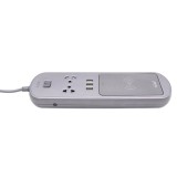 VOX Plug CITY LIFE IOT 1 Switch/ 2 Outlet / 3 USB (3.1A Max) 1 Wireless Power Bank 12,000 mAh Gray