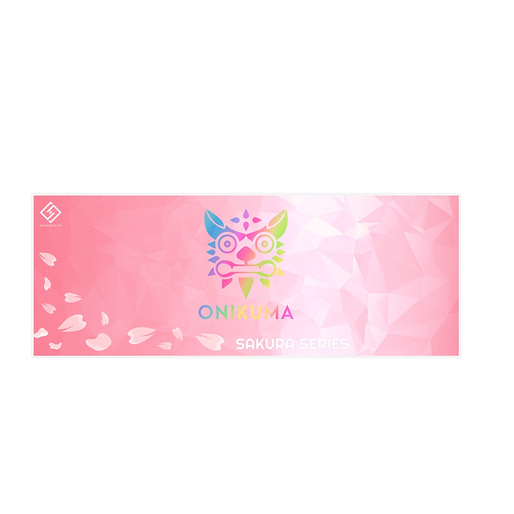 แผ่นรองเมาส์ Onikuma Gaming Sakura Mousepad Pink