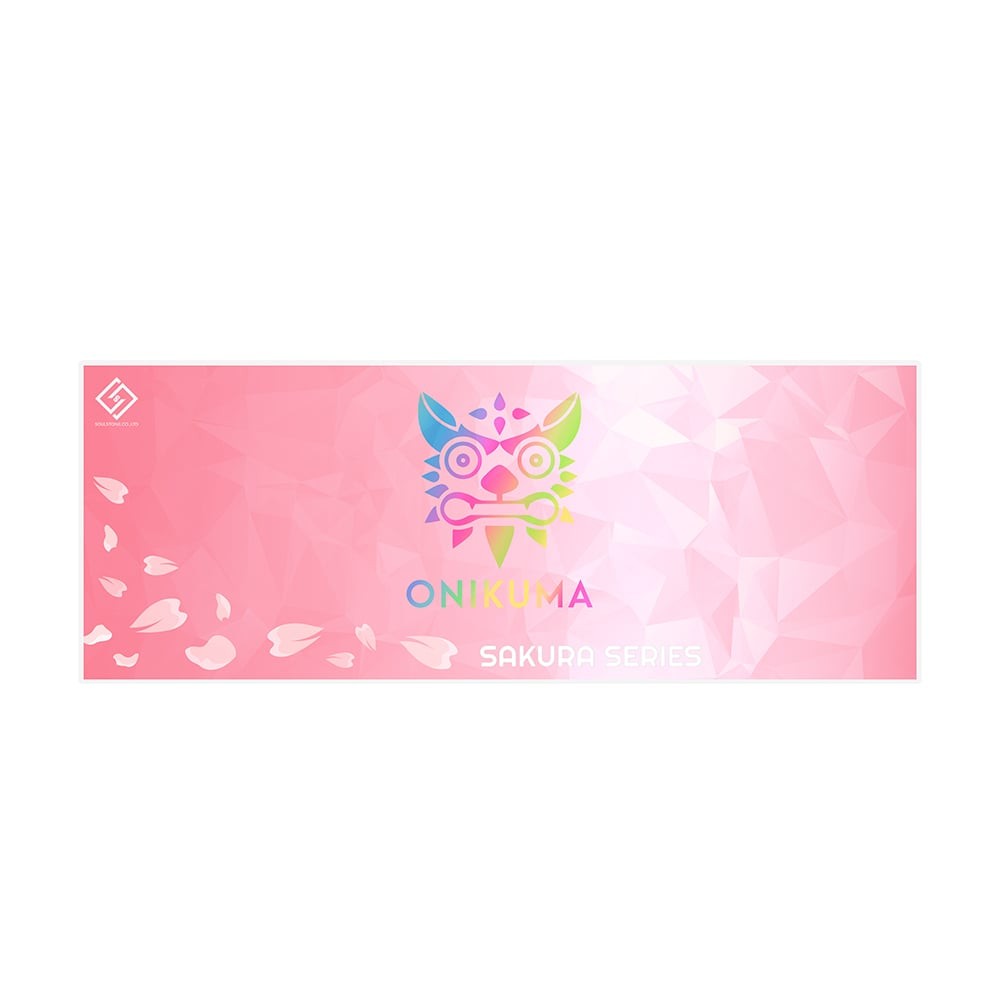 แผ่นรองเมาส์ Onikuma Gaming Sakura Mousepad Pink