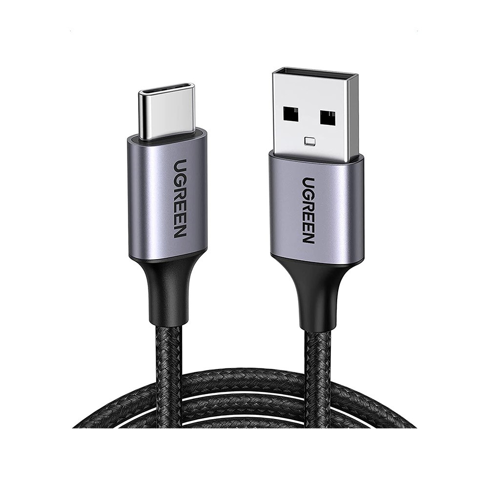 UGREEN USB-A to USB-C Cable Nylon 1M. Gray