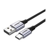 UGREEN USB-A to USB-C Cable Nylon 1M. Gray