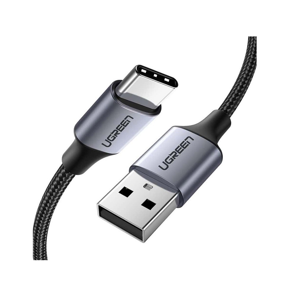 UGREEN USB-A to USB-C Cable Nylon 1M. Gray