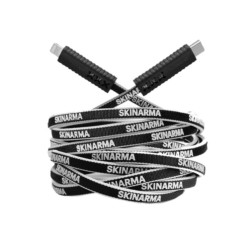 สายชาร์จ Skinarma Lightning to USB-C Cable Tenso Charging 1.2M. White