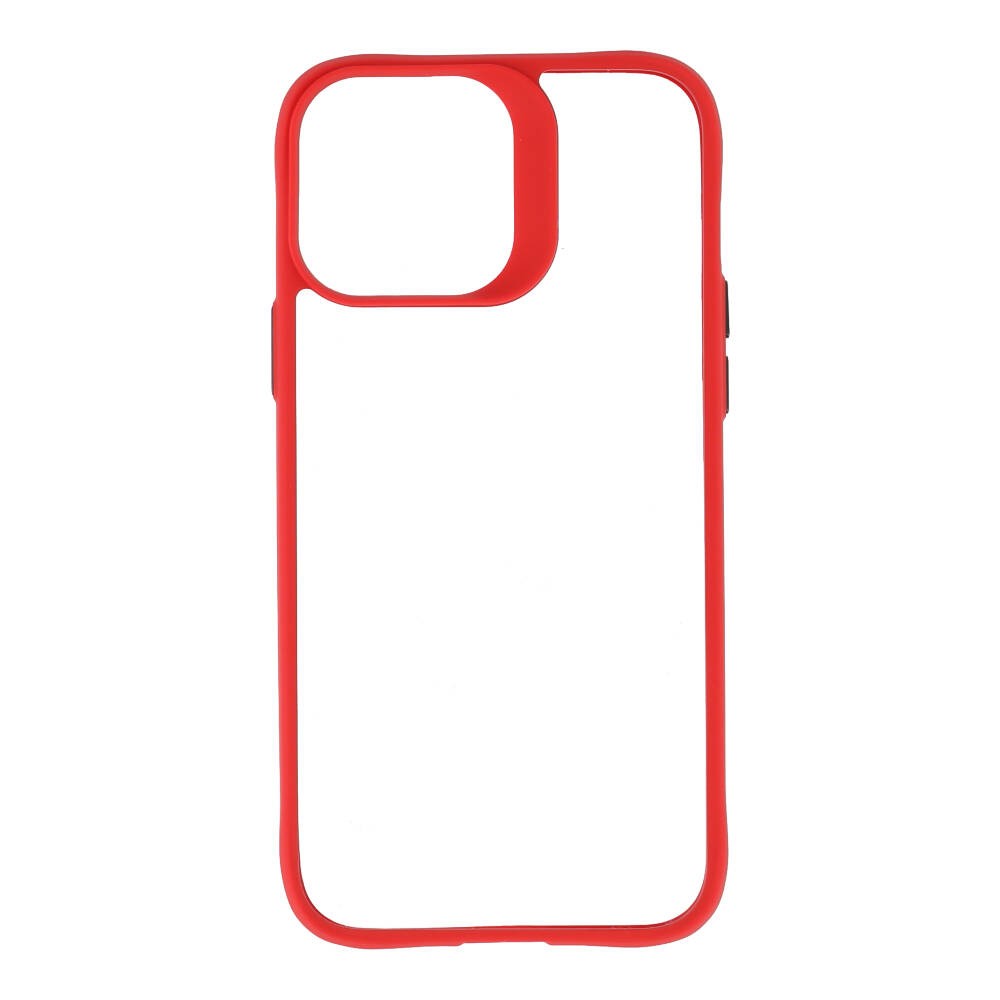 เคส TECHPRO iPhone 13 Pro Max Red with Black Button