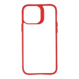 เคส TECHPRO iPhone 13 Pro Max Red with Black Button