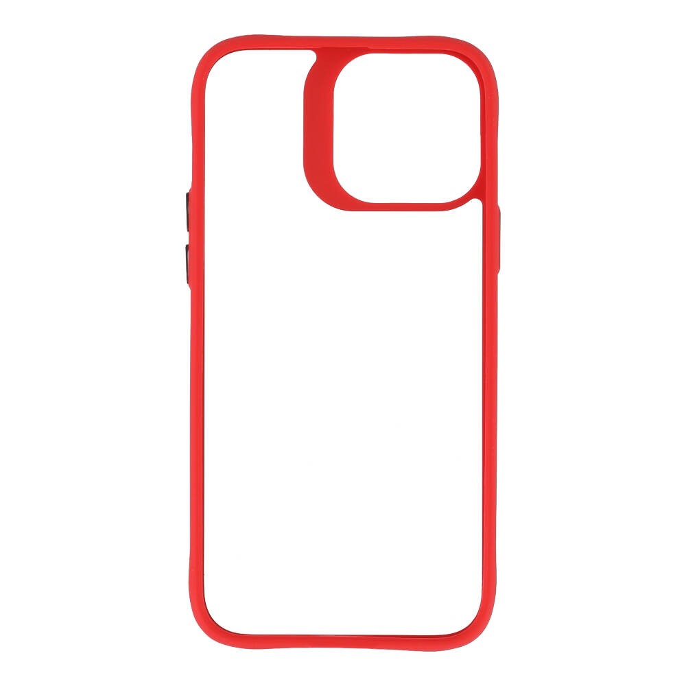 เคส TECHPRO iPhone 13 Pro Max Red with Black Button