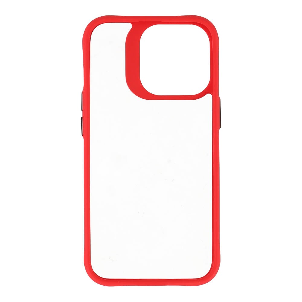 เคส TECHPRO iPhone 13 Pro Red with Black Button