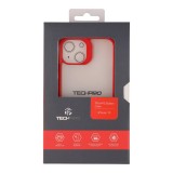 เคส TECHPRO iPhone 13 Red with Black Button