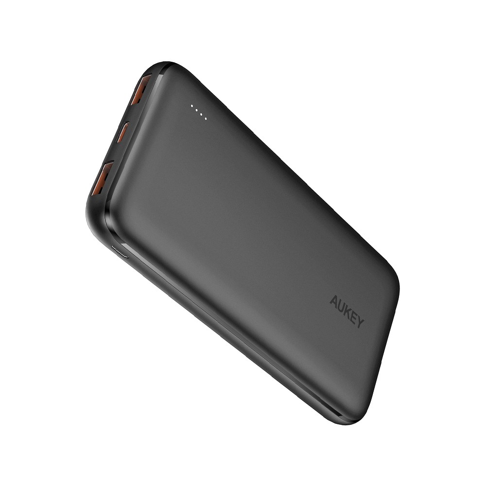 พาวเวอร์แบงค์ AUKEY Power Bank 10000mAh Slim Ultra-Thin 18W PD (PB-N73S) Black