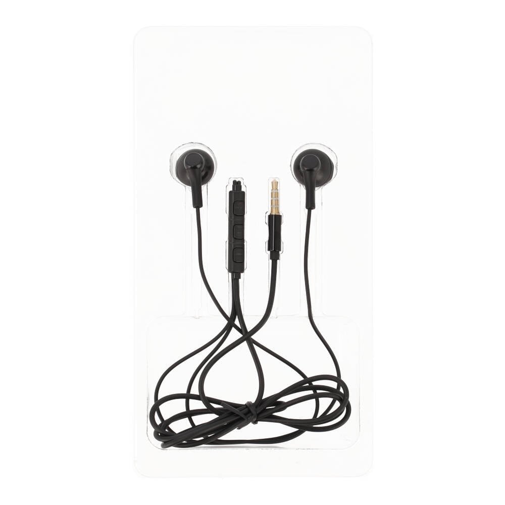 หูฟัง TECHPRO Earbud Headphone with Mic. 3.5mm Black | Education Studio7