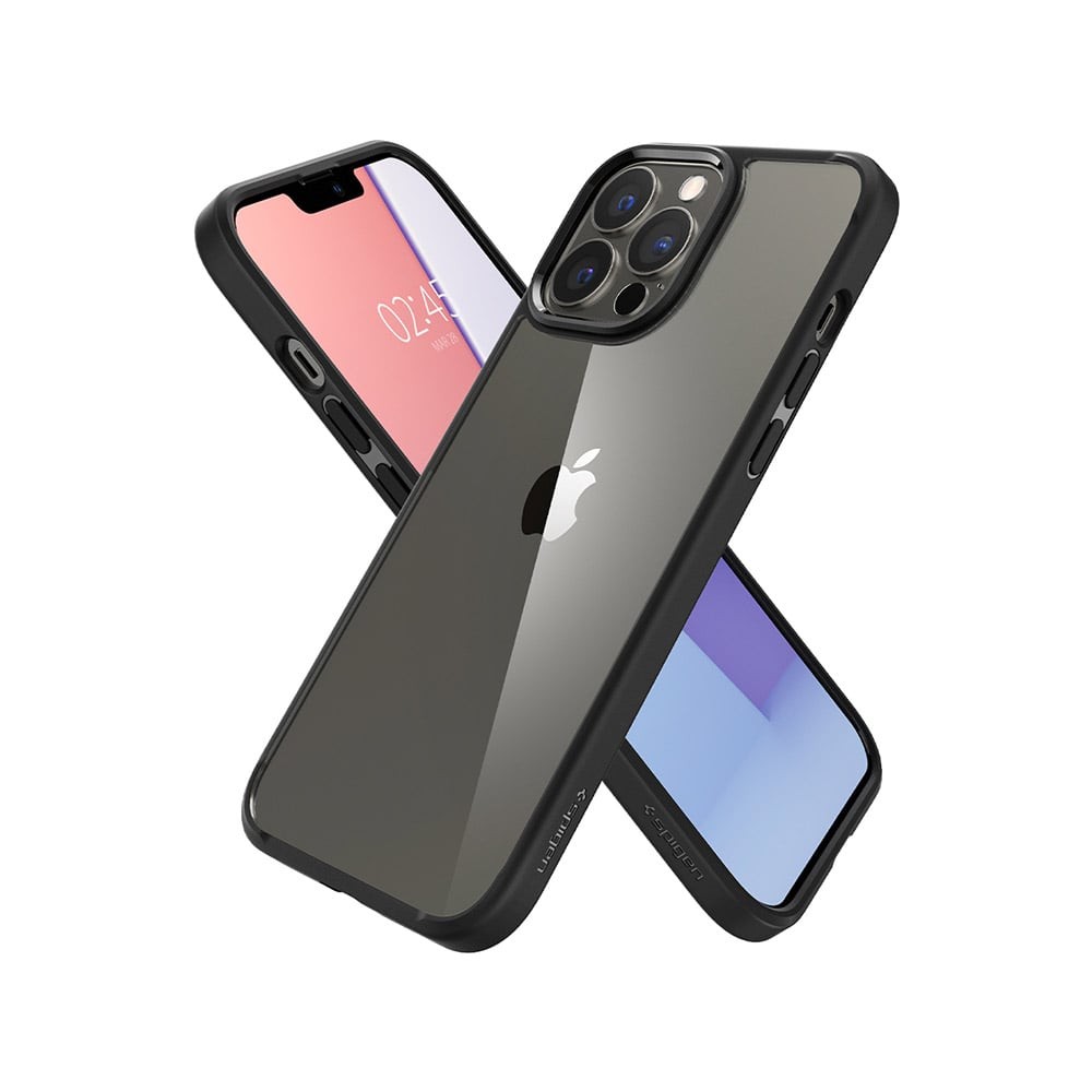 Spigen เคส iPhone 13 Pro Max Crystal Hybrid Matte Black