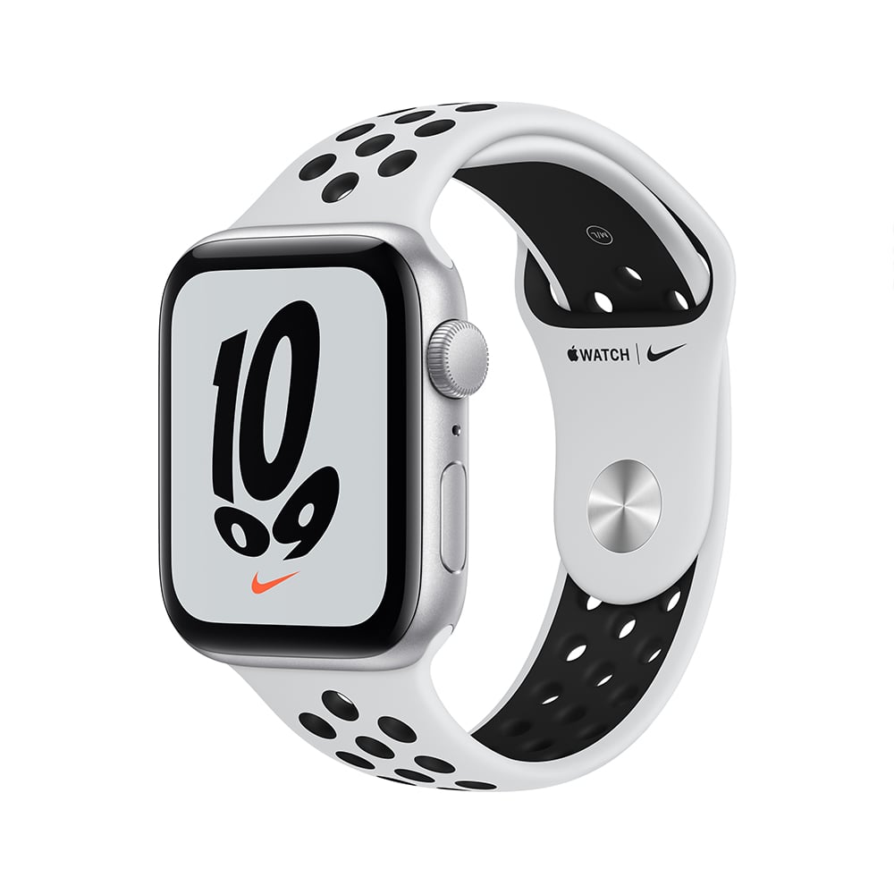 Apple - nico Apple Watch Nike SE GPS 44mm Silver Aluminium Case with Pure