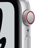 Apple Watch Nike SE GPS + Cellular 40mm Silver Aluminium Case with Pure Platinum/Black Nike Sport Band - (2022)