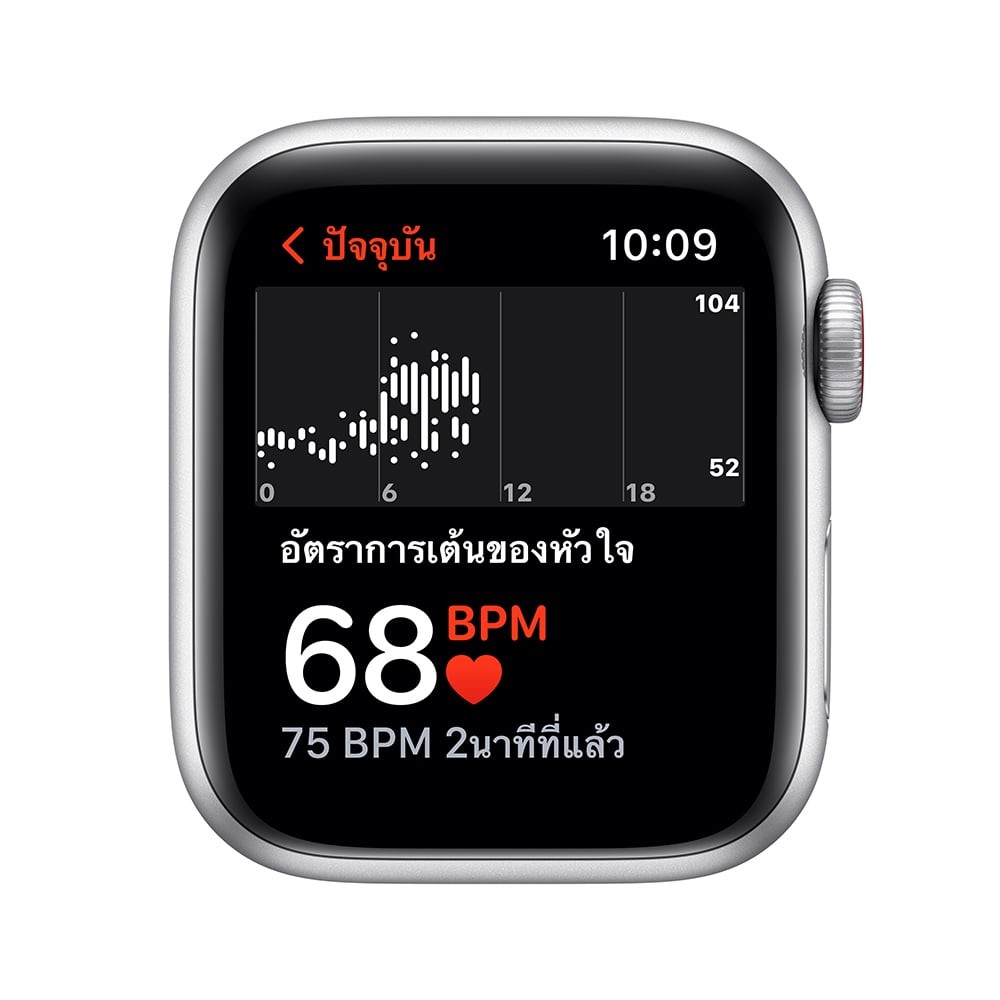 Apple Watch Nike SE GPS + Cellular 40mm Silver Aluminium Case with Pure Platinum/Black Nike Sport Band - (2022)