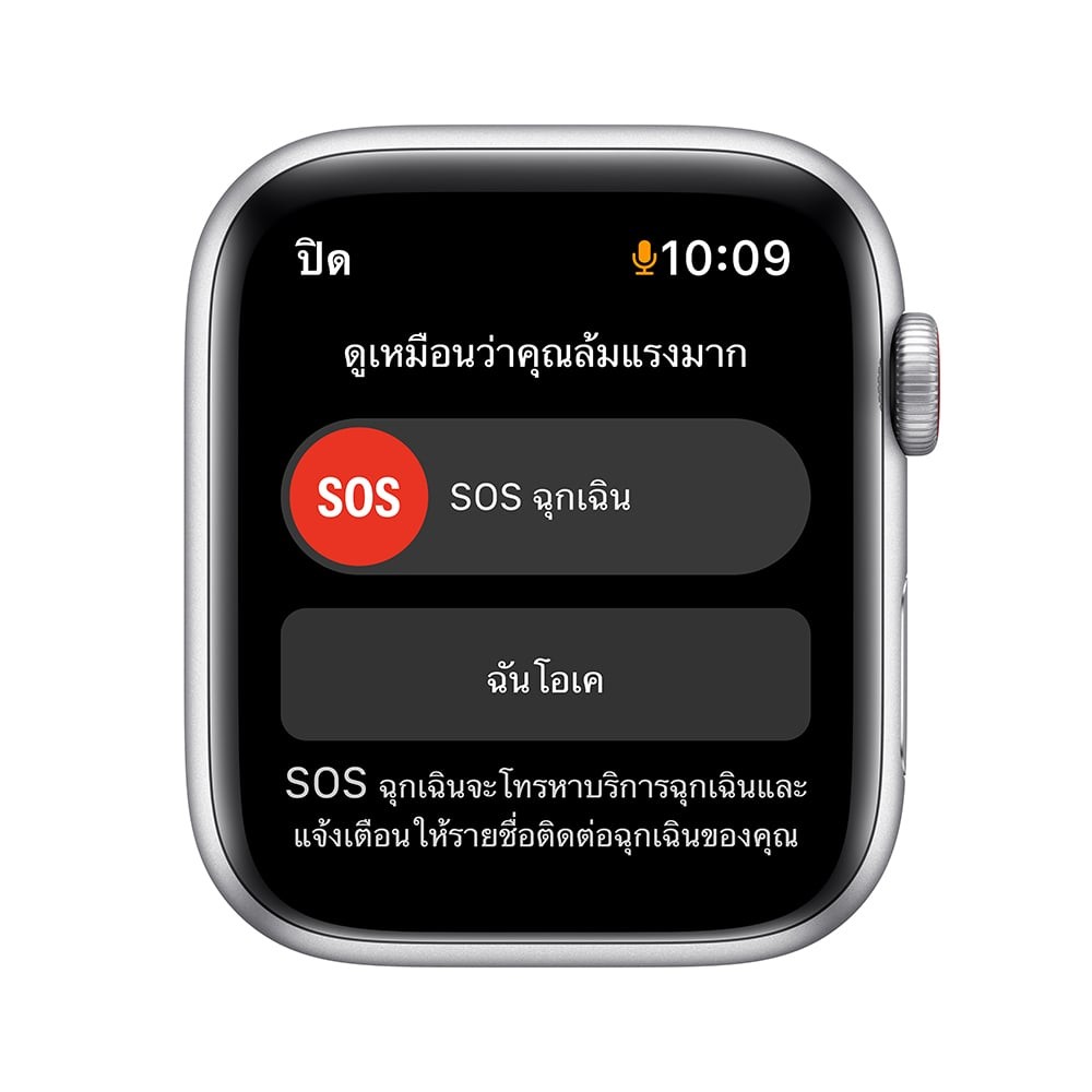 Apple Watch Nike SE GPS + Cellular 44mm Silver Aluminium Case with Pure Platinum/Black Nike Sport Band - (2022)