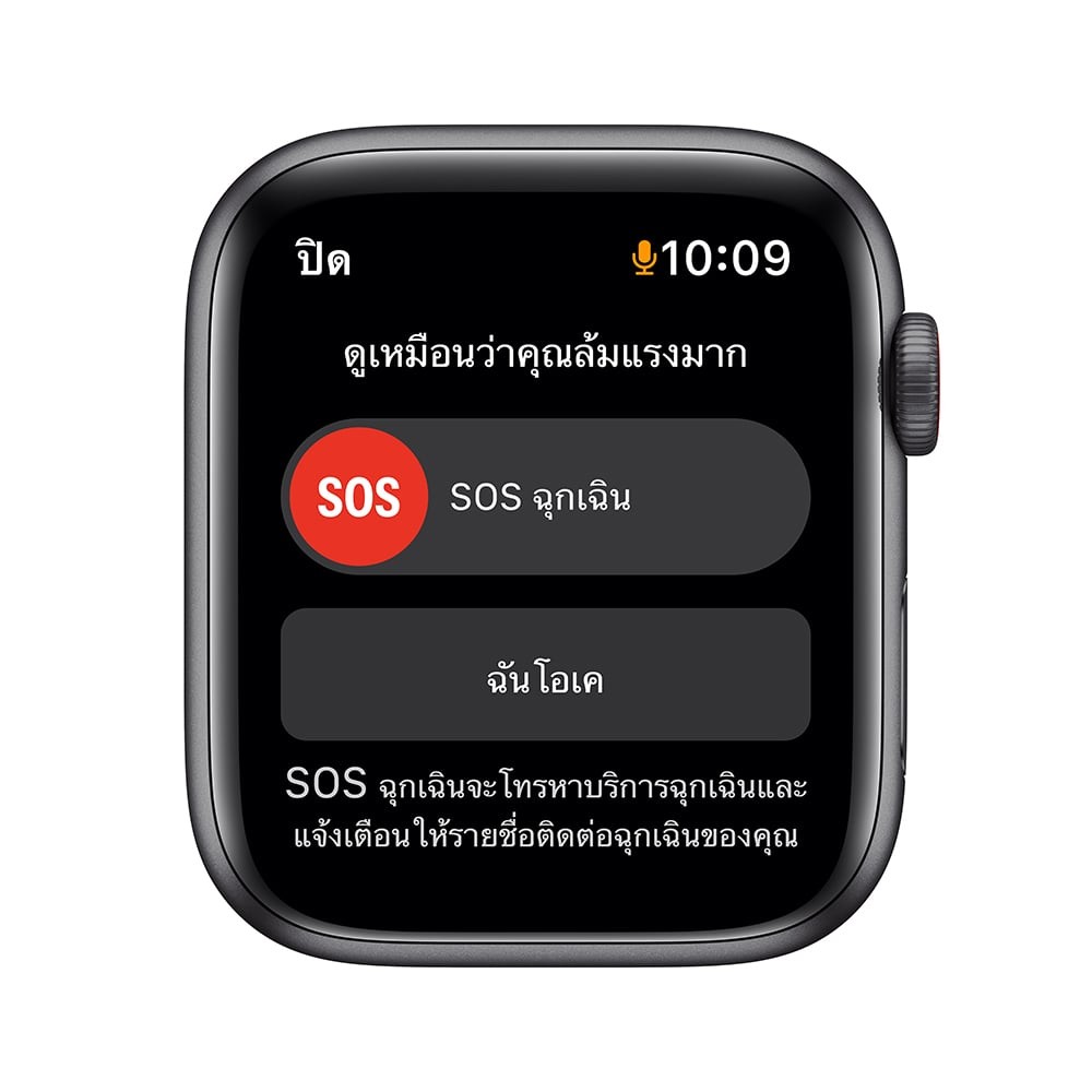 Apple Watch SE GPS + Cellular 44mm Space Gray Aluminium Case with Tornado/Grey Sport Loop - (2022)