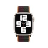 Apple Watch 45mm Dark Cherry/Forest Green Sport Loop - Regular