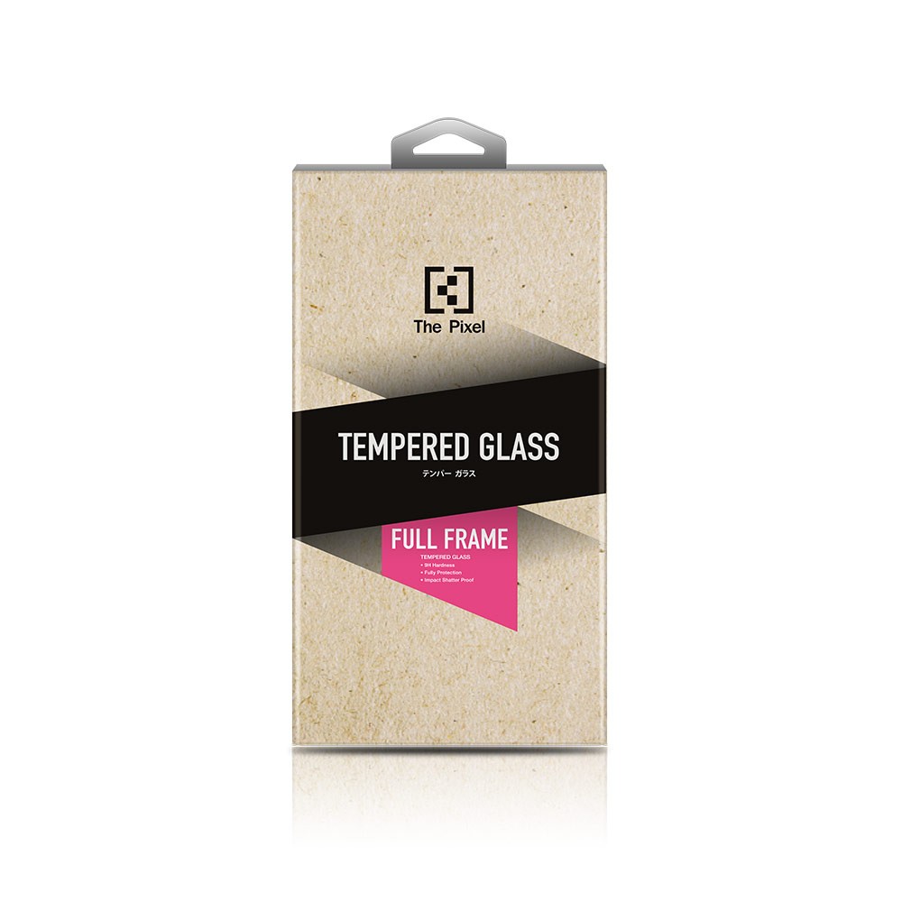 The Pixel ฟิล์มกันรอย Tempered Glass iPhone 13 Full Frame (6.1) Black