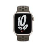 Apple Watch 41mm Midnight Olive Gray/Cargo Khaki Nike Sport Band - Regular