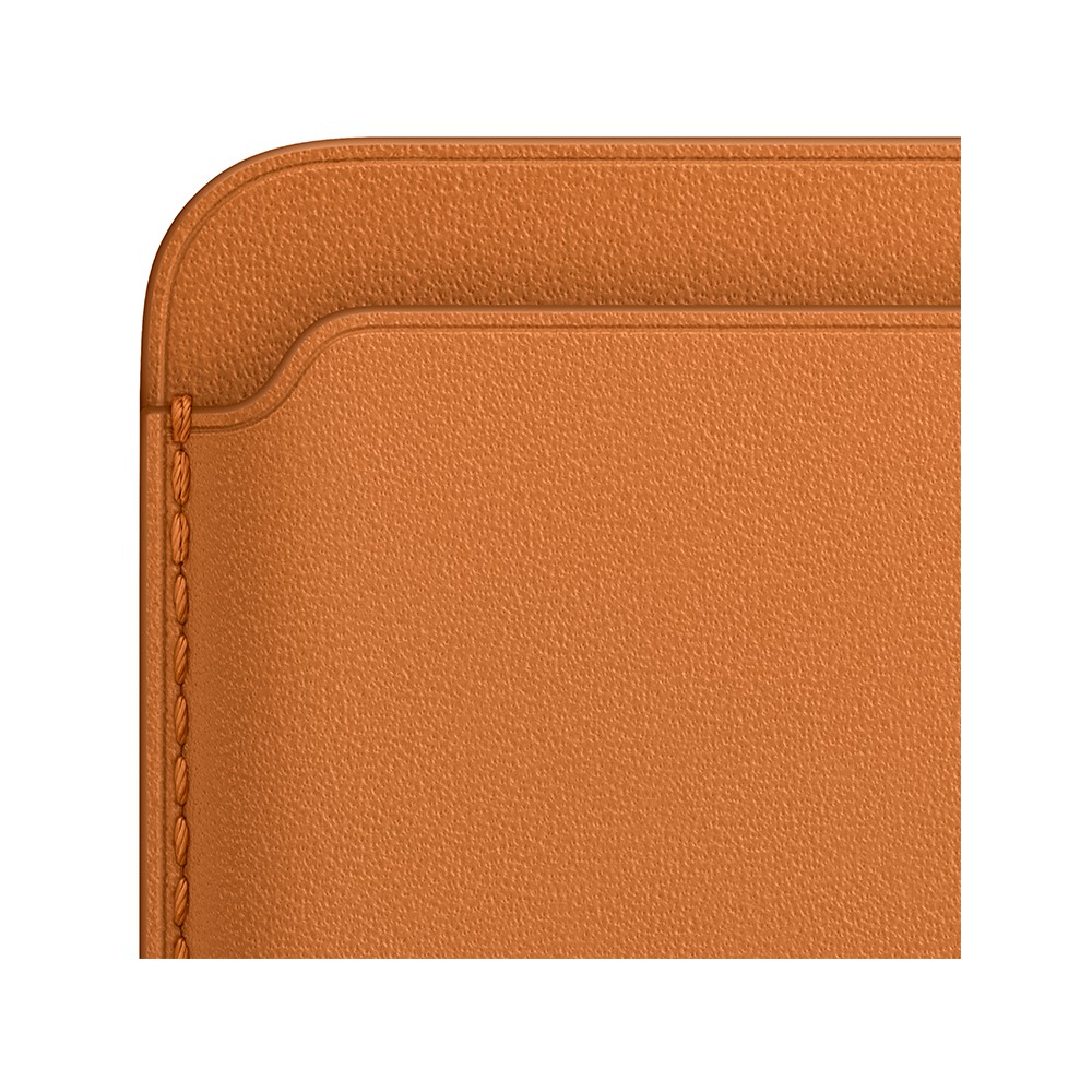 Apple iPhone Leather Wallet with MagSafe - Golden Brown