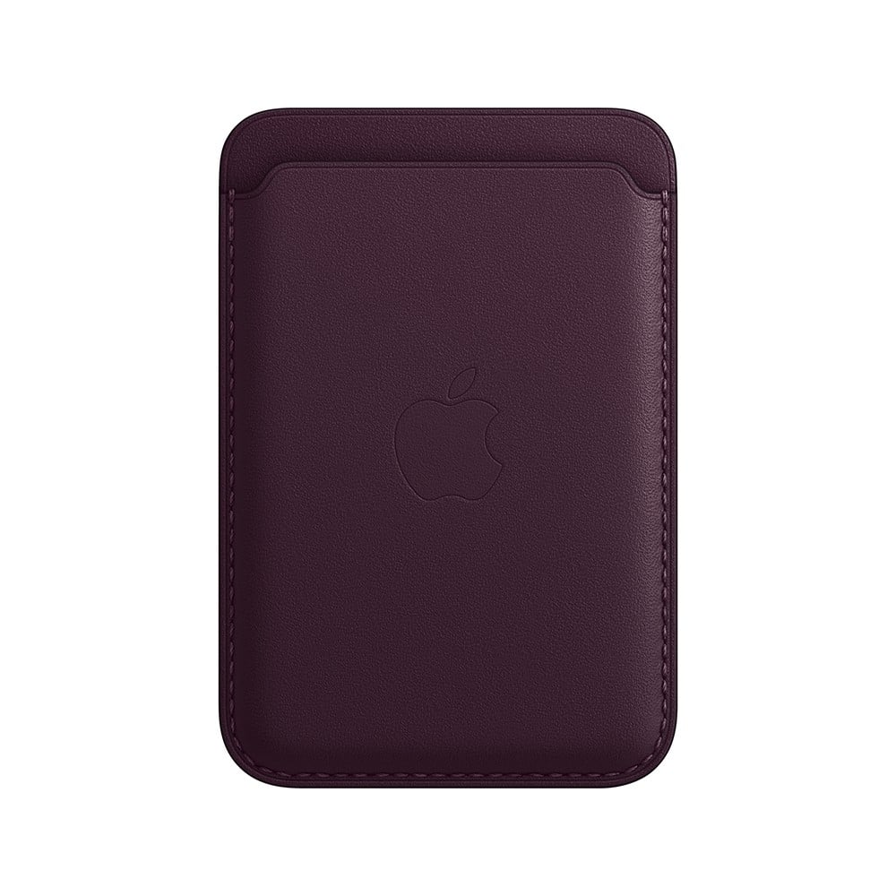 Apple iPhone Leather Wallet with MagSafe - Dark Cherry