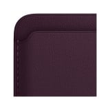 Apple iPhone Leather Wallet with MagSafe - Dark Cherry