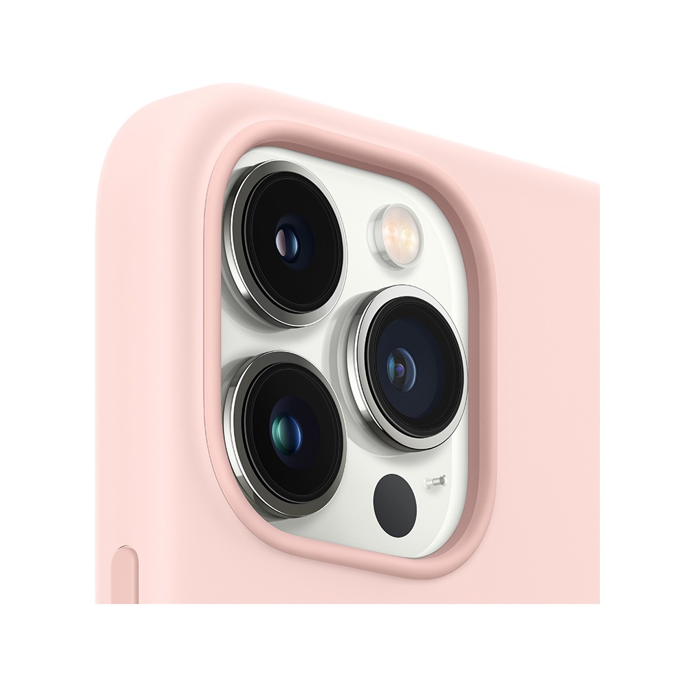 Apple iPhone 13 Pro Max Silicone Case with MagSafe - Chalk Pink