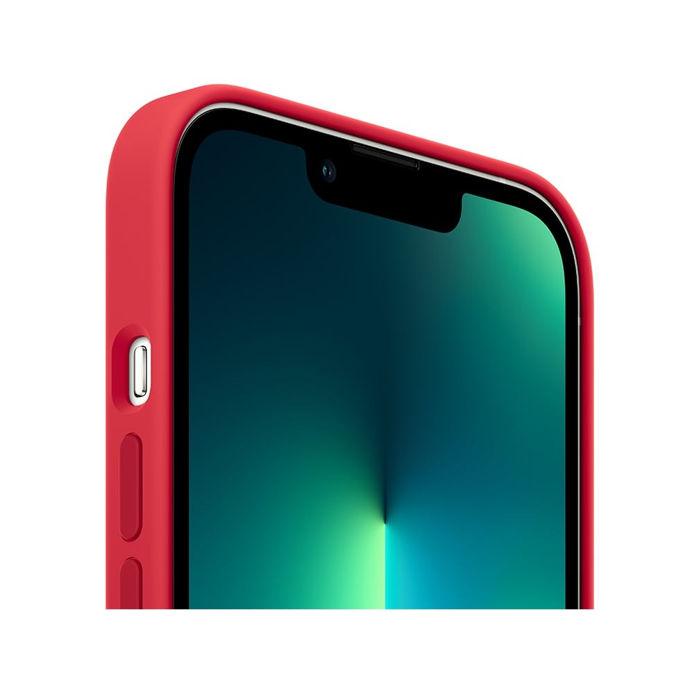 Apple iPhone 13 Pro Max Silicone Case with MagSafe - (PRODUCT)RED