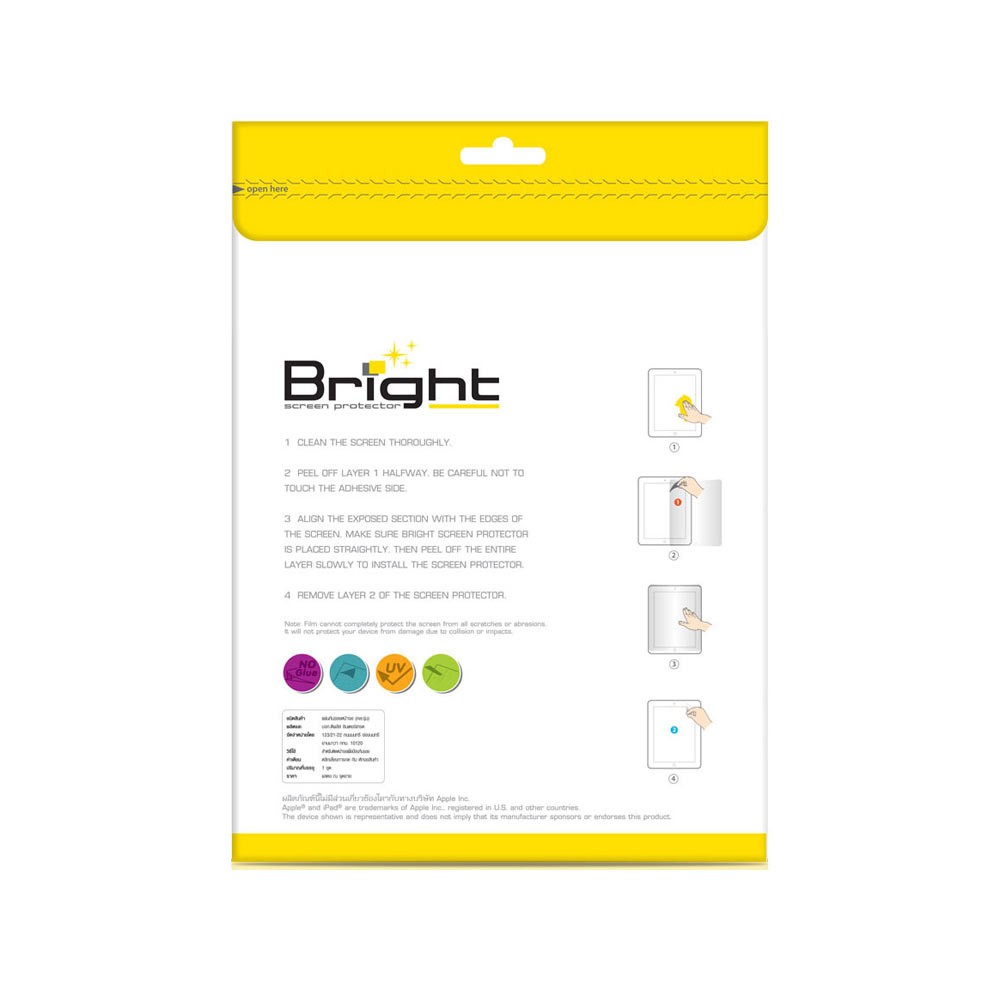 Bright ฟิล์มกันรอย iPad mini 6/mini 6th Gen 8.3