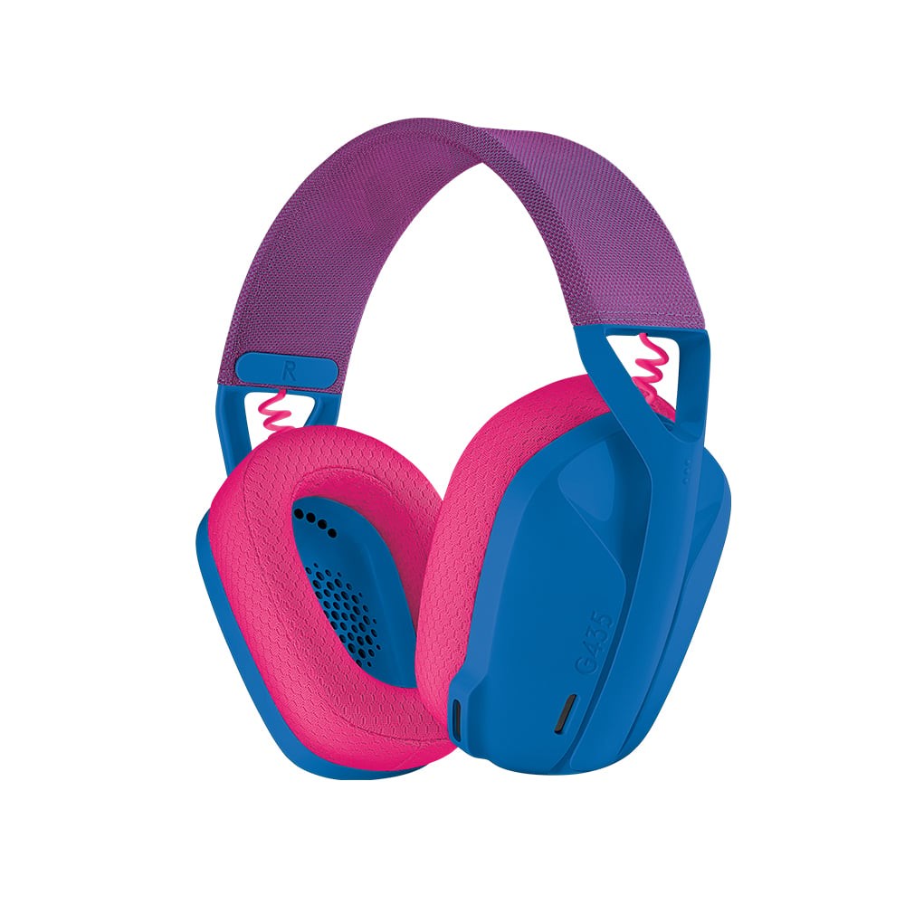 หูฟังเกมมิ่ง Logitech gaming Headset G435 Lightspeed Blue