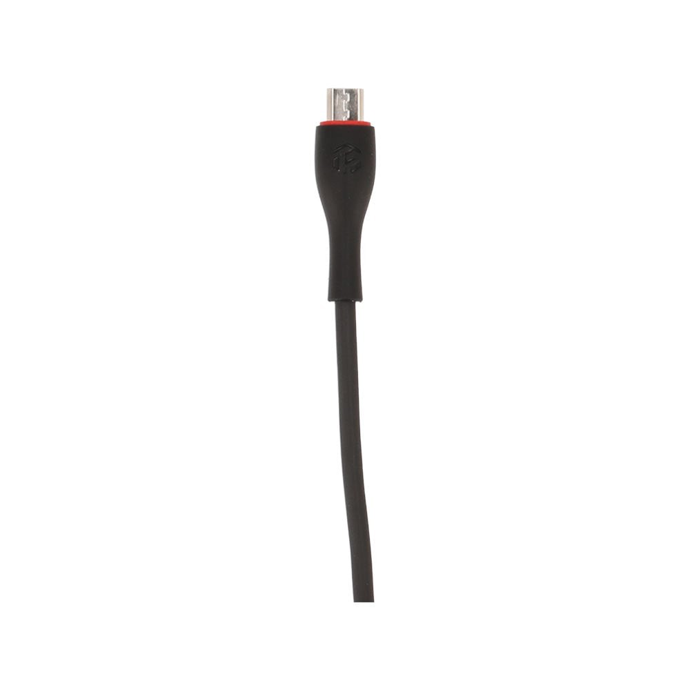 สายชาร์จ TECHPRO USB-A to Micro Bowling Data Cable 1M Black