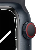 Apple Watch Series 7 GPS + Cellular 41mm Midnight Aluminium Case with Midnight Sport Band