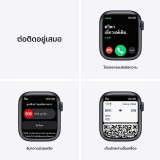 Apple Watch Series 7 GPS + Cellular 41mm Midnight Aluminium Case with Midnight Sport Band